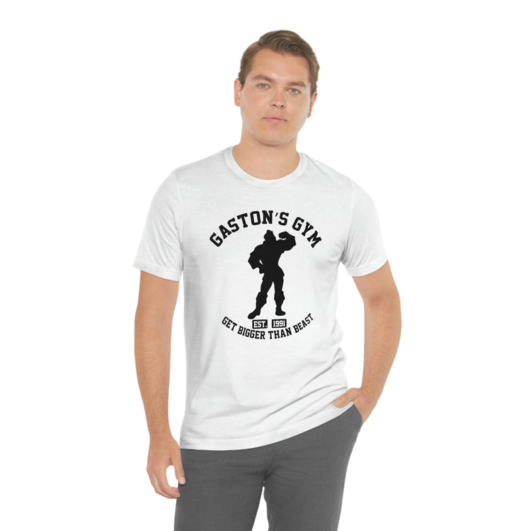 Gaston's Gym Short Sleeve Tee - Fandom-Made