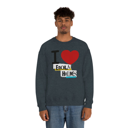 I Love Enola Holmes Sweatshirt - Fandom-Made