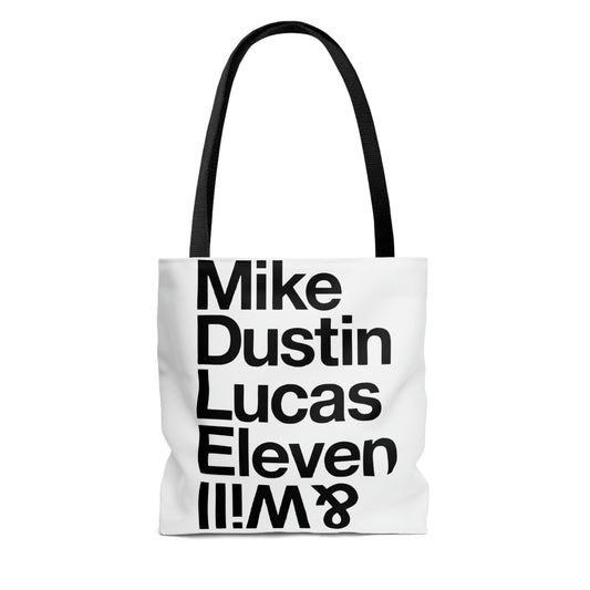 Stranger Things Names Tote Bag - Fandom-Made