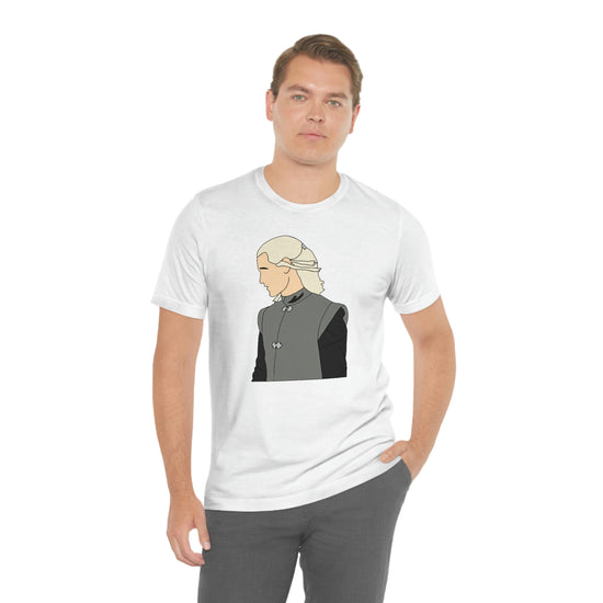 Prince Daemon Targaryen Short Sleeve Tee (minimal) - Fandom-Made