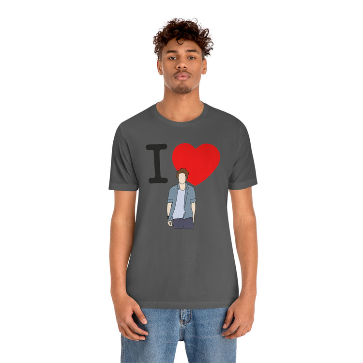 I Love Edward Cullen Short Sleeve Tee (minimal) - Fandom-Made