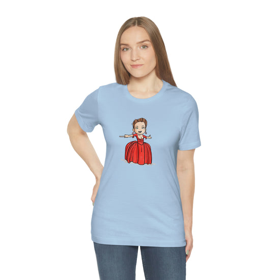 Claire Fraser T-Shirt (red dress) - Fandom-Made