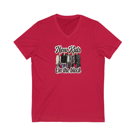 NKOTB Short Sleeve V-Neck Tee (guys) - Fandom-Made