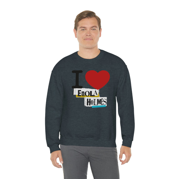 I Love Enola Holmes Sweatshirt - Fandom-Made