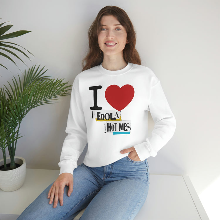 I Love Enola Holmes Sweatshirt - Fandom-Made