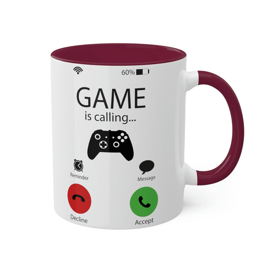 Game Is Calling Colorful Mugs - Fandom-Made