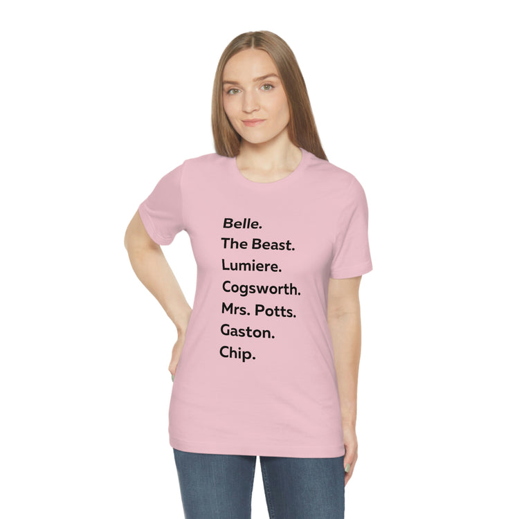 Beauty and the Beast Short Sleeve Tee - Fandom-Made