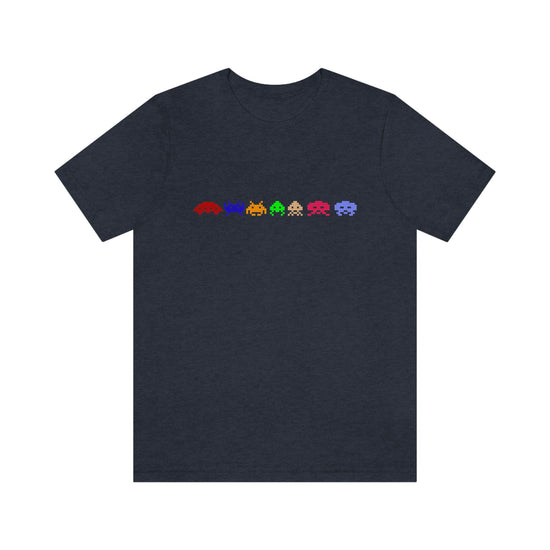 Space Invaders Short Sleeve Tee - Fandom-Made