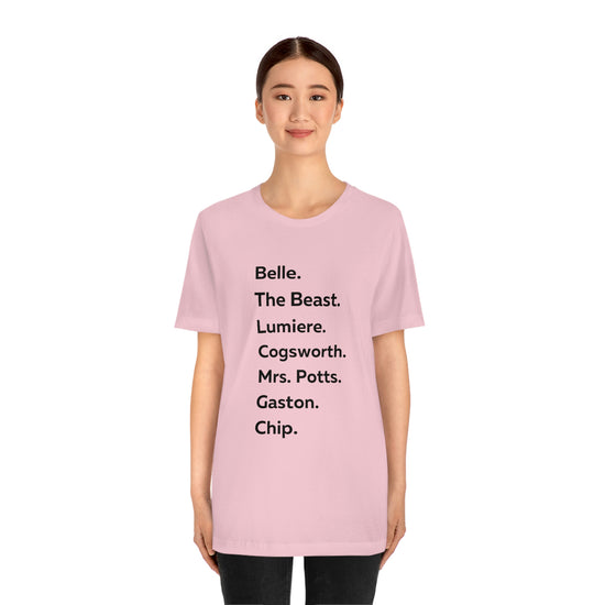 Beauty and the Beast Short Sleeve Tee - Fandom-Made