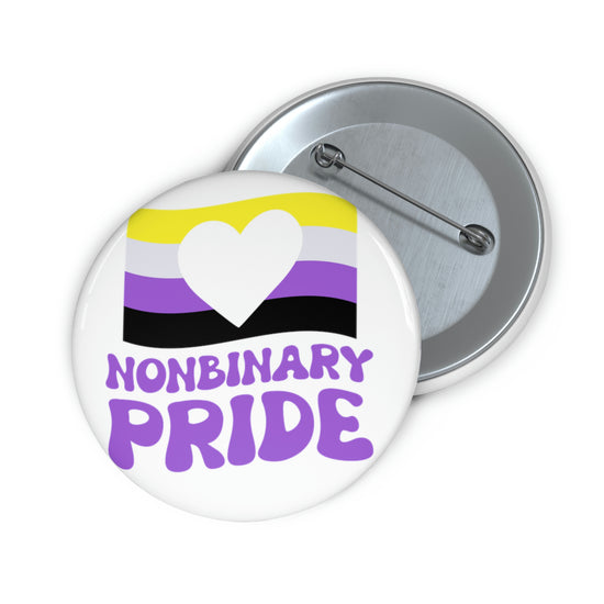 Non-Binary Pride Pin - Fandom-Made