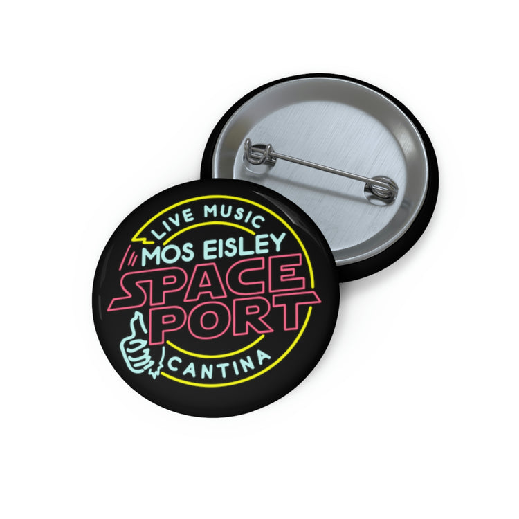 Mos Eisley Space Port Button (neon) - Fandom-Made
