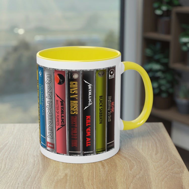 Rock Icon Cassettes Coffee Mug, 11oz - Fandom-Made