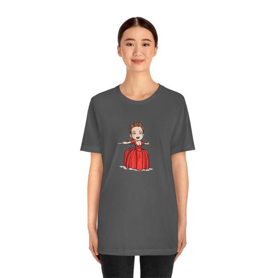 Claire Fraser T-Shirt (red dress) - Fandom-Made