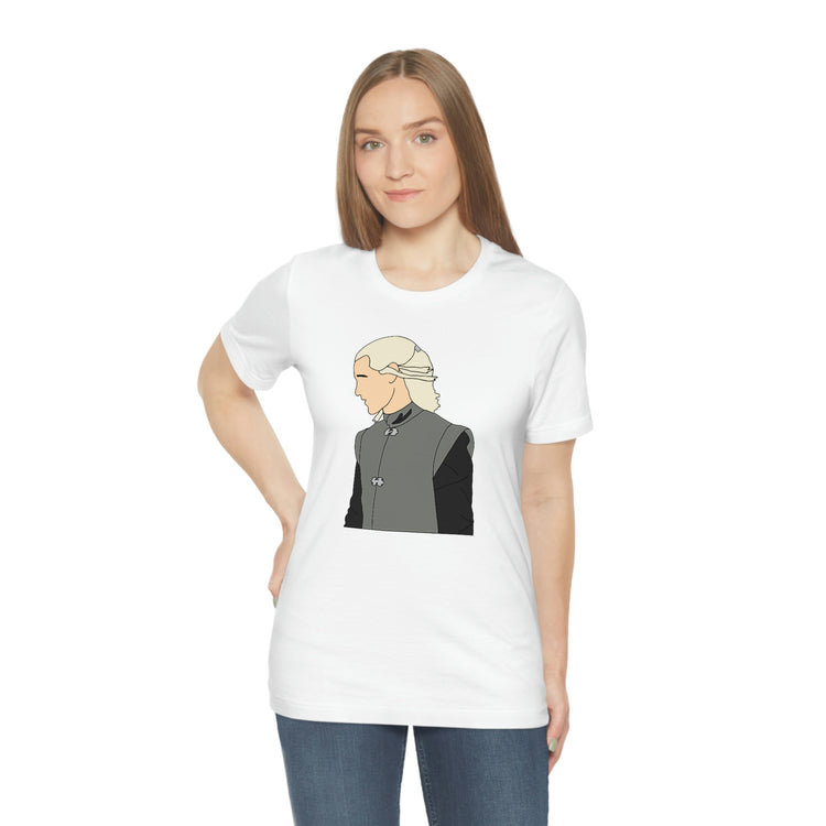 Prince Daemon Targaryen Short Sleeve Tee (minimal) - Fandom-Made