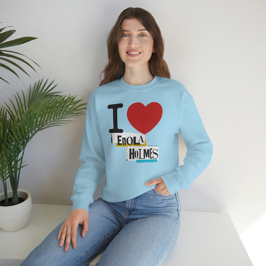 I Love Enola Holmes Sweatshirt - Fandom-Made