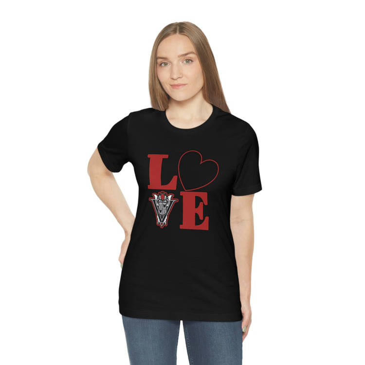 Volturi, Love Short Sleeve Tee (black heart) - Fandom-Made