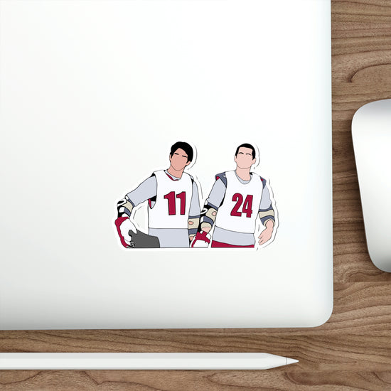 Scott and Stiles, uniform Stickers - Fandom-Made