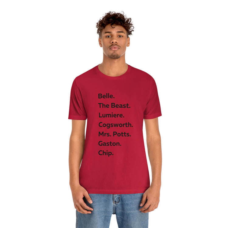 Beauty and the Beast Short Sleeve Tee - Fandom-Made