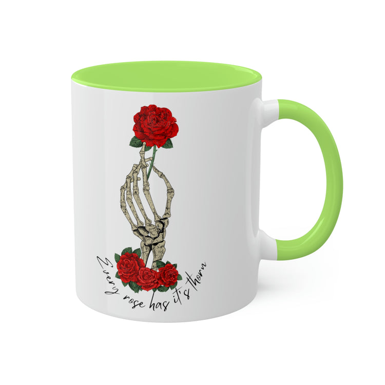 Every Rose, Has It's Thorn Colorful Mug - Fandom-Made