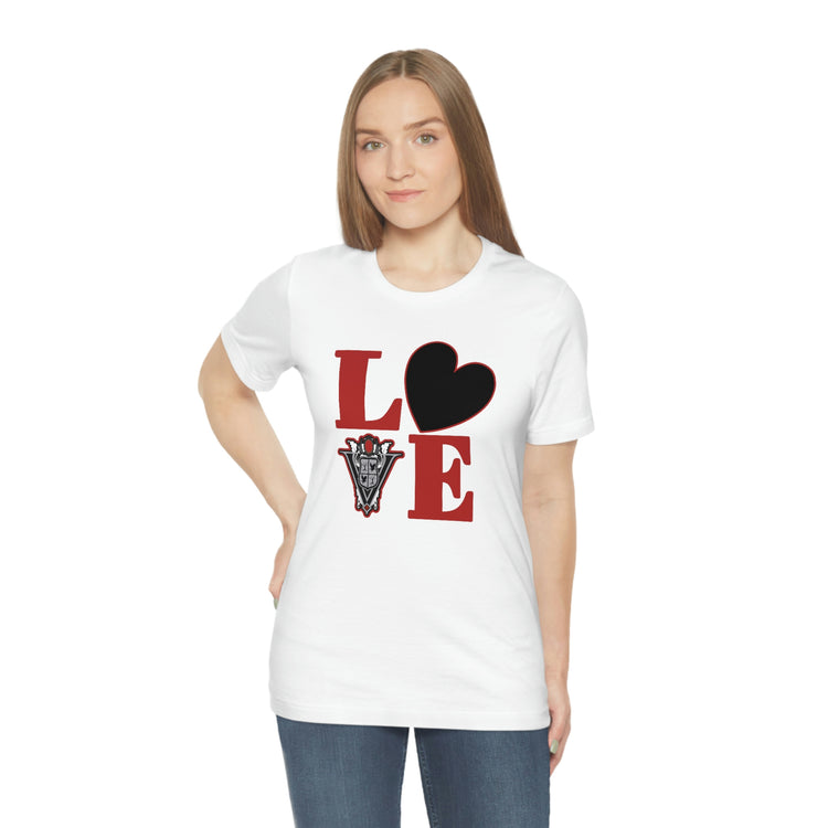 Volturi, Love Short Sleeve Tee (black heart) - Fandom-Made