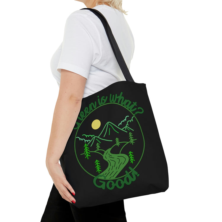 Green is Good Tote Bag - Fandom-Made