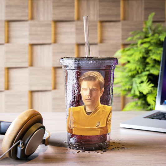 James T. Kirk Acrylic Cup - Fandom-Made