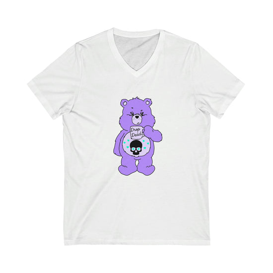 Drop-Dead Care Bear V-Neck Tee - Fandom-Made