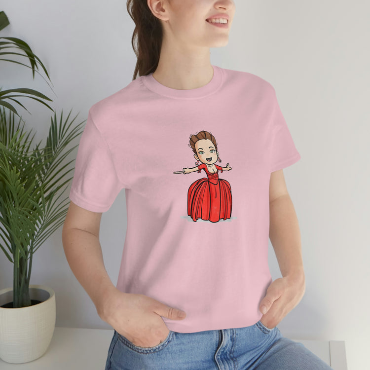 Claire Fraser T-Shirt (red dress) - Fandom-Made