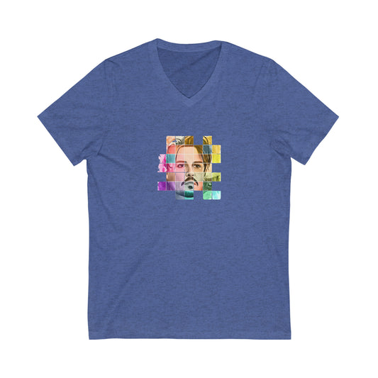 Johnny Depp V-Neck Tee - Fandom-Made