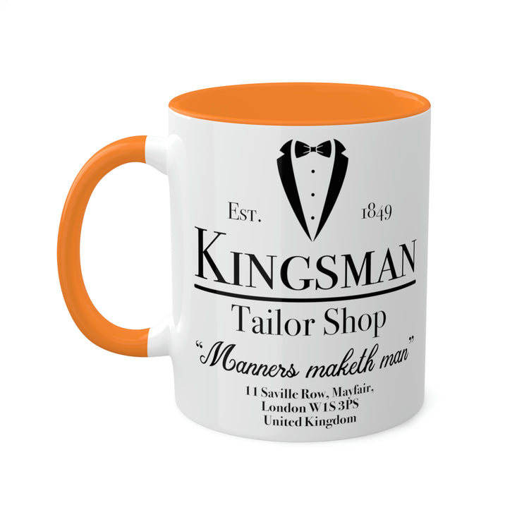 Kingsman Tailor Shop Colorful Mug, 11oz - Fandom-Made