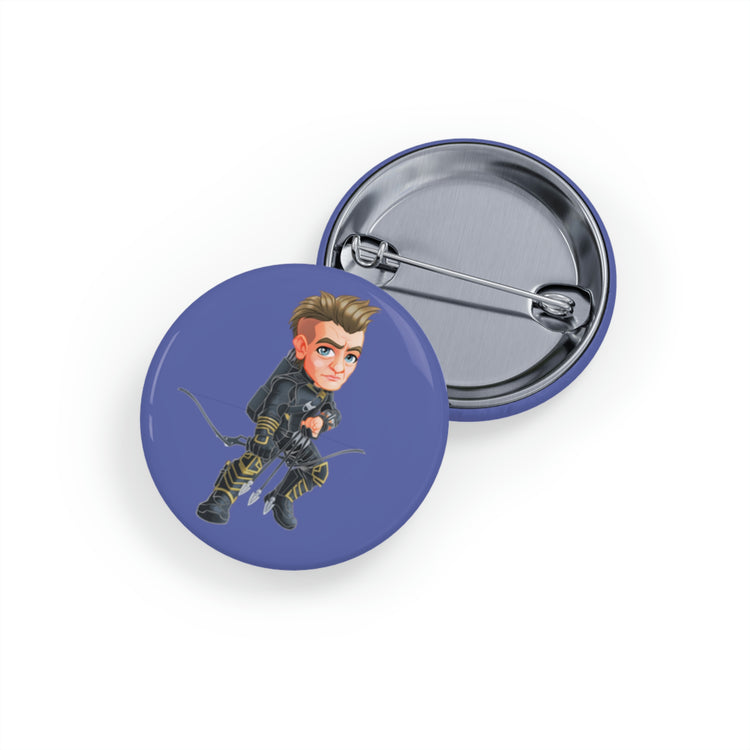 Hawkeye Round Pin - Fandom-Made
