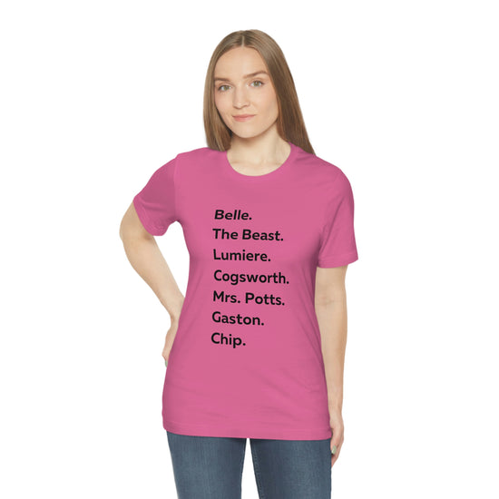 Beauty and the Beast Short Sleeve Tee - Fandom-Made