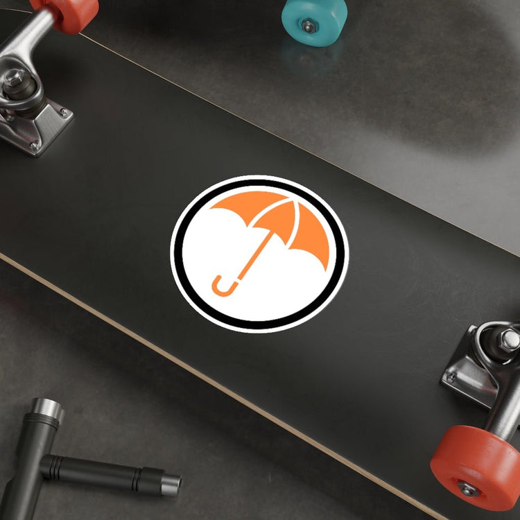 Ben Hargreeves Orange Umbrella Die-Cut Stickers - Fandom-Made