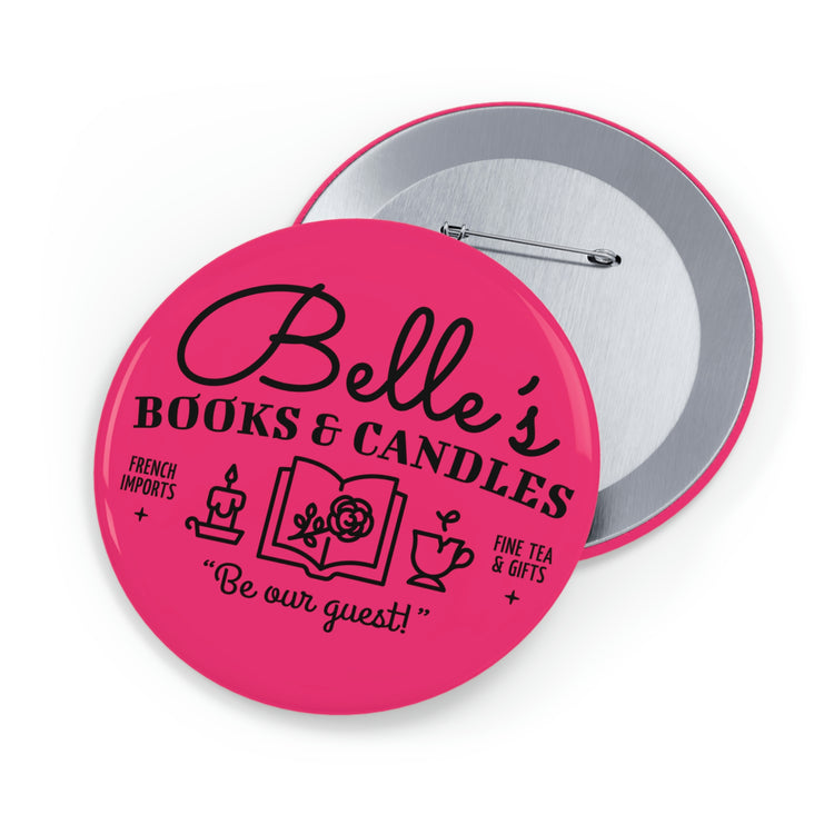 Belle's Books and Candles Pin - Fandom-Made
