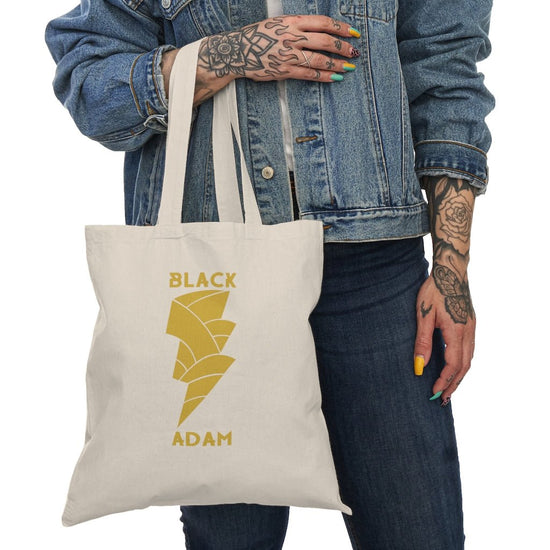 Black Adam Tote Bag (words) - Fandom-Made