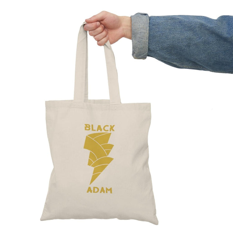 Black Adam Tote Bag (words) - Fandom-Made