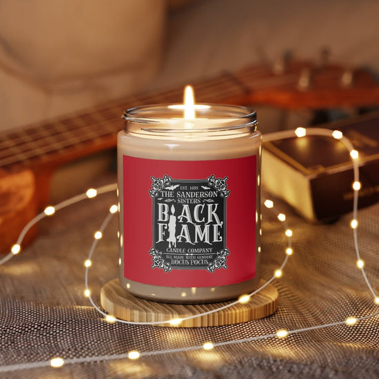 Black Flame Scented Candle, 9oz - Fandom-Made