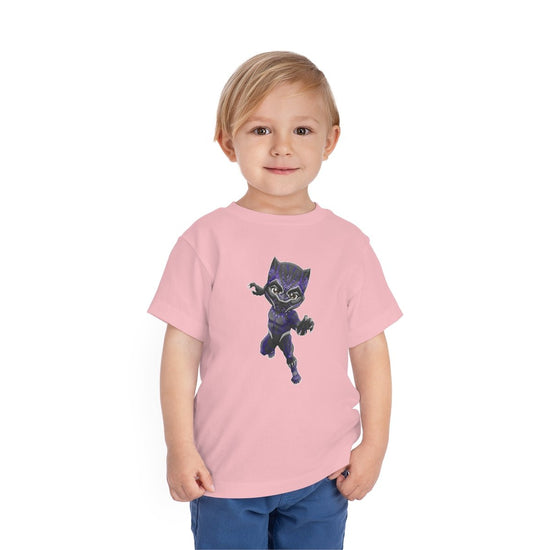 Black Panther Toddler Short Sleeve Tee - Fandom-Made