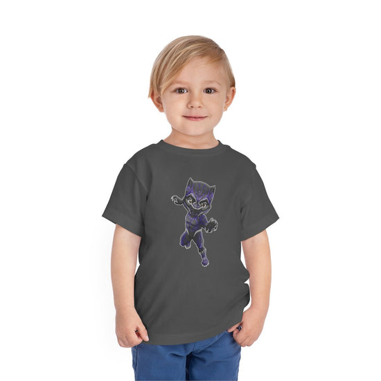 Black Panther Toddler Short Sleeve Tee - Fandom-Made