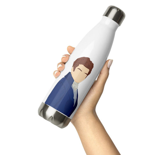 Bridgerton Inspired Stainless Steel Water Bottle - Colin (minimal) - Fandom-Made