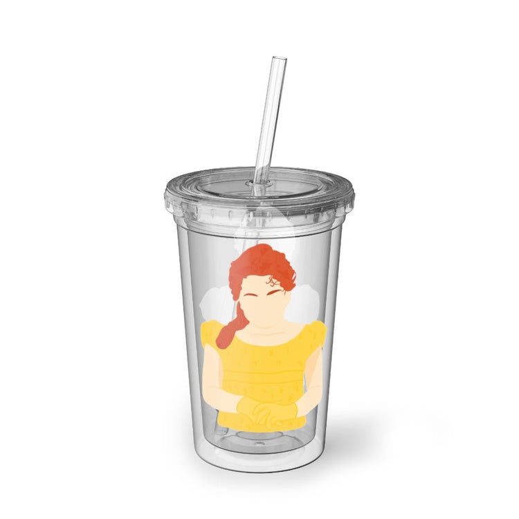 Bridgerton Suave Acrylic Cup - Penelope (yellow) - Fandom-Made