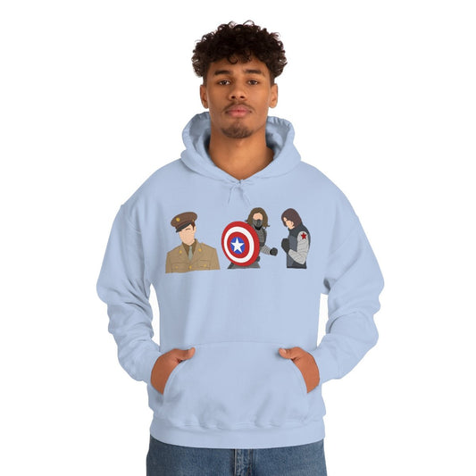 Bucky Barnes, Winter Soldier Hoodie - Fandom-Made