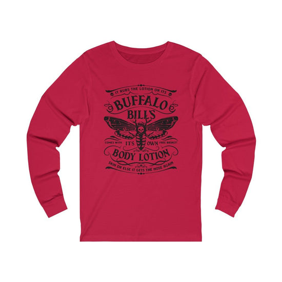 Buffalo Bills Body Lotion Long Sleeve Tee - Fandom-Made