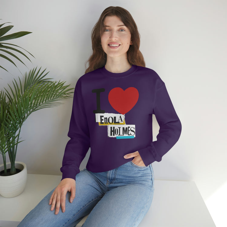 I Love Enola Holmes Sweatshirt - Fandom-Made