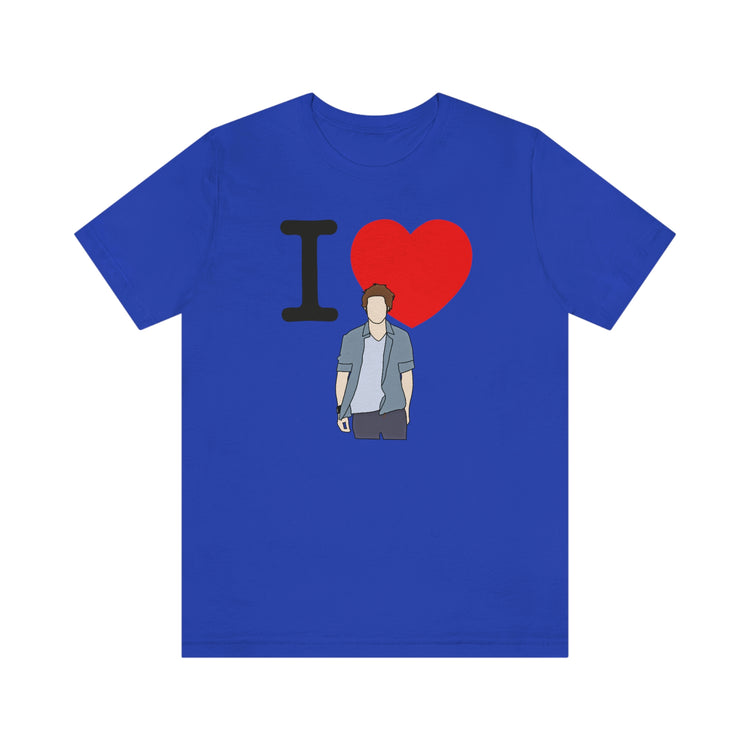 I Love Edward Cullen Short Sleeve Tee (minimal) - Fandom-Made