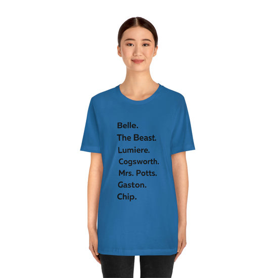 Beauty and the Beast Short Sleeve Tee - Fandom-Made