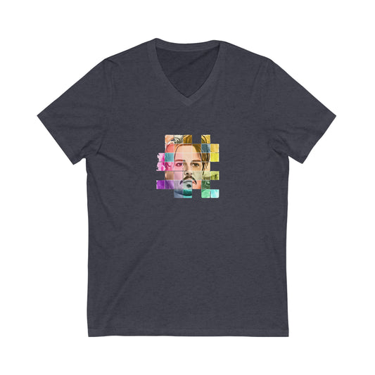 Johnny Depp V-Neck Tee - Fandom-Made