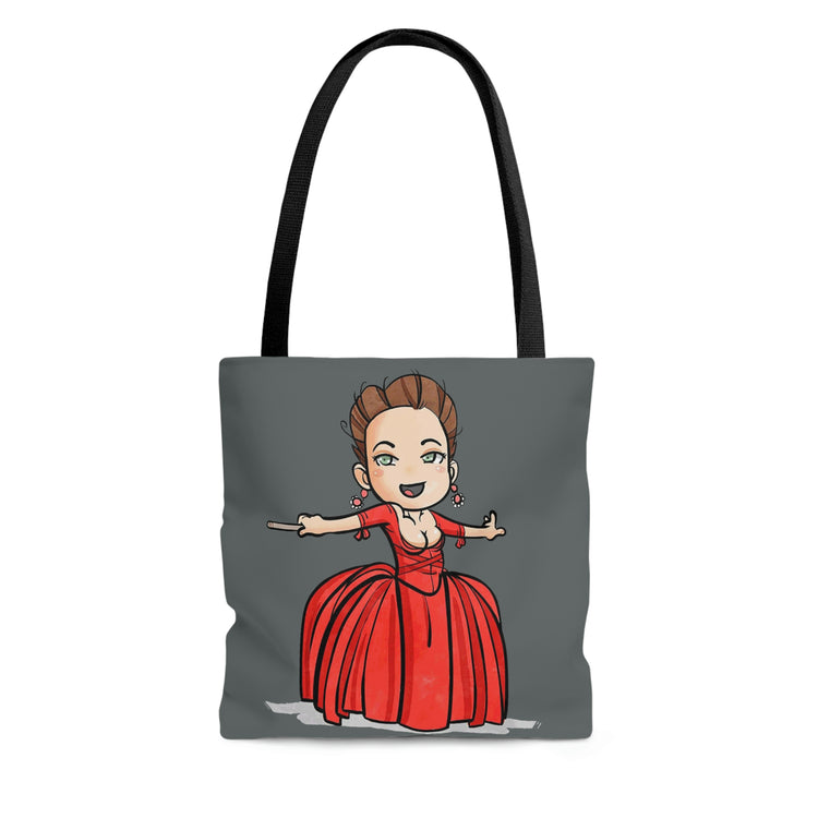 Claire Fraser Red Dress Tote Bag - Fandom-Made