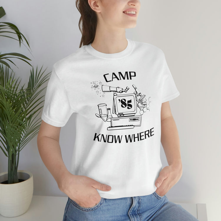 Camp Know Where Short Sleeve Tee - Fandom-Made