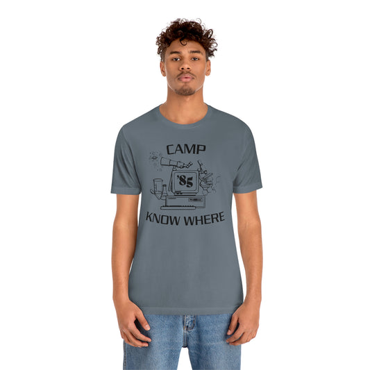 Camp Know Where Short Sleeve Tee - Fandom-Made